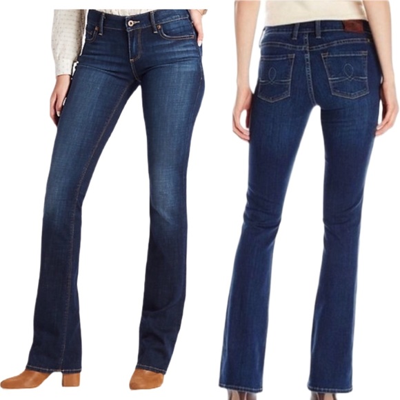 Lucky Brand Sofia Bootcut Jeans Classic Blue Stretch Mid-Rise Size 12 NWOT - Picture 9 of 9